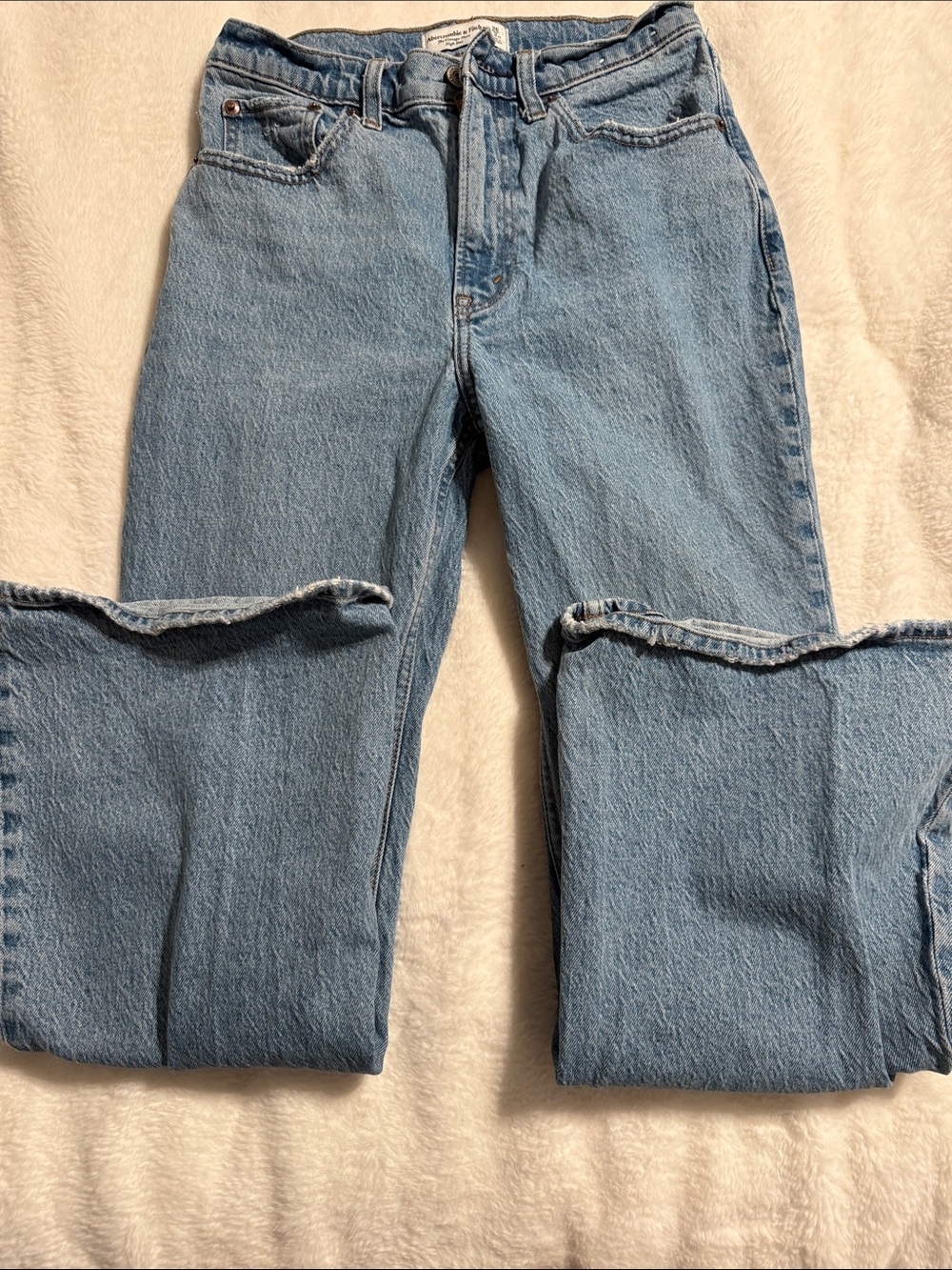 Abercrombie & Fitch Light Blue Straight Leg Women’s Jeans